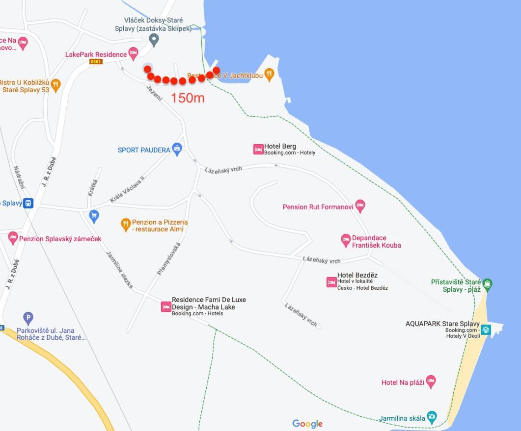 Jezerni Apartman S Terasou A Saunou V Lakepark Residence Doksy  Eksteriør billede